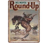 WZVZGZ Vintage Rodeo Art Tin Signs Western Decor Funny Metal Sign Plaqu Poster Wall Art Pub Bar Kitchen Garden Bathroom Home Decor, 8x12inch