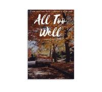 WZXGYM All Too WellDecorative Poster Waterproof Oil Painting Cloth Modern Art Home Furnishings Bedrooms Offices Walls Excellent Gift Items12x18inch(30x45cm) Unframe-style