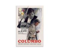 WZXGYM Columbo Decorative Poster Waterproof Oil Painting Cloth Modern Art Home Furnishings Bedrooms Offices Walls Excellent Gift Items 24x36inch(60x90cm) Unframe-style