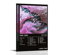 WZXGYM From Zero-Linkin ParkDecorative Poster Waterproof Oil Painting Cloth Modern Art Home Furnishings Bedrooms Offices Walls Excellent Gift Items08x12inch(20x30cm) Frame-style