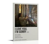 WZXGYM Gracie Abrams I Miss You, I'm Sorry Decorative Poster Waterproof Oil Painting Cloth Modern Art Home Furnishings Bedrooms Offices Walls Excellent Gift Items 24x36inch(60x90cm) Frame-style