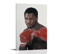 WZXGYM Joe Frazier Decorative Poster Waterproof Oil Painting Cloth Modern Art Home Furnishings Bedrooms Offices Walls Excellent Gift Items 20x30inch(50x75cm) Frame-style