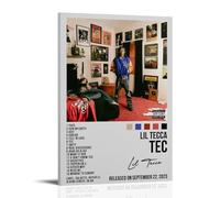 WZXGYM Lil Tecca TecDecorative Poster Waterproof Oil Painting Cloth Modern Art Home Furnishings Bedrooms Offices Walls Excellent Gift Items12x18inch(30x45cm) Frame-style