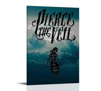WZXGYM Pierce The Veil Collide with The Sky Decorative Poster Waterproof Oil Painting Cloth Modern Art Home Furnishings Bedrooms Offices Walls Excellent Gift Items 16x24inch(40x60cm) Frame-style