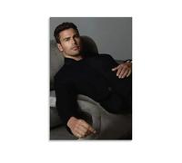 WZXGYM Theo James Decorative Poster Waterproof Oil Painting Cloth Modern Art Home Furnishings Bedrooms Offices Walls Excellent Gift Items 20x30inch(50x75cm) Unframe-style