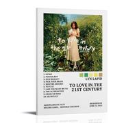 WZXGYM To Love in The 21st Century-Lyn LapidDecorative Poster Waterproof Oil Painting Cloth Modern Art Home Furnishings Bedrooms Offices Walls Excellent Gift Items24x36inch(60x90cm) Frame-style