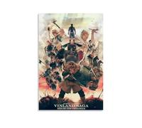 WZXGYM Vinland Saga Decorative Poster Waterproof Oil Painting Cloth Modern Art Home Furnishings Bedrooms Offices Walls Excellent Gift Items 20x30inch(50x75cm) Unframe-style-4