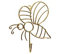 Wzxhew # Bee Festival Hook Imitation Gold Metal Hook Wall Mounted Bee Hook Creative Coat Gift Electroplating Hook (Gold, One Size)