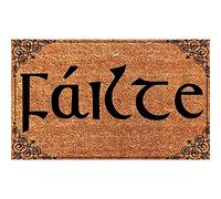 WZXKR Doormat Failte Welcome Mat - Ireland - Scotland - Door Mat - Doormat Housewarming Gift,Non-Slip Mat For Decor Entrance Door Mat Indoor Door Mat