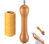 Wzxksoac 1 Sinew Puller Tool for Tie Dye with Winding Sinew Pulling Device for DIY and White Waxed Thread Kits B