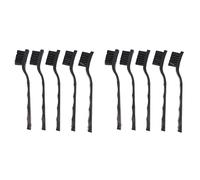 Wzxksoac 10 Pcs Black Non Slip Handle PCB Rework ESD Anti Static Dust Brush 17cm
