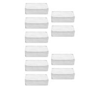 Wzxksoac 10 Pcs Guitar Effects Pedal Aluminum Stomp Box Enclosure for DIY Guitar Pedal Kit 1590B