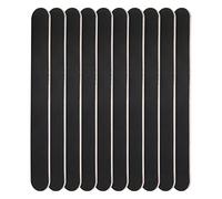Wzxksoac 100 PCS Straight Black Sanding Nail Art File Buffer Buffering Emery Board Manicure