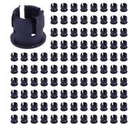 Wzxksoac 1000 Pieces Black Plastic 5mm LED Clip Holder Display Panel Mount Cases