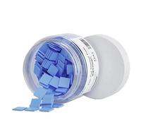 Wzxksoac 100PCS 12x12mm Blue Grey Thermal Silicone Pad for Mobile Phone Repair Notebook Motherboard CPU Repair Pre Cut Mat