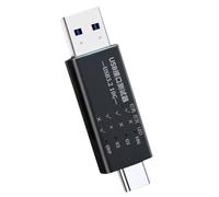 Wzxksoac 10Gbps USB3.2 Interface Tester HUB QC Test Type-C Docking Station USB Port Function Quick Test Voltage Test Free Driver