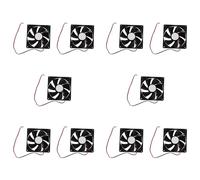Wzxksoac 10pcs 90mm X 25mm DC 12V 2Pin Cooling Fan for Computer Case CPU Cooler