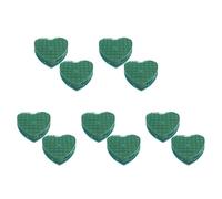 Wzxksoac 10Pcs Floral Foam Heart-Shaped Flower Holder with Floral Foam for Wedding Centerpiece Party Car Table Floral Arrangement
