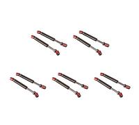 Wzxksoac 10PCS Metal CVD Drive Shaft 110-140mm for 1/10 RC Rock Crawler Axial SCX10 90046