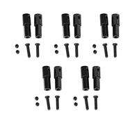 Wzxksoac 10Pcs Metal Rear Axle Shaft Adapter Accessories for D12 C14 C24 C34 B24 B36 MN D90 D91 MN99S RC Car Parts