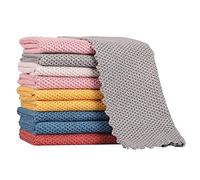 Wzxksoac 10Pcs Scale Premium Cleaning Cloth Towel Traceless Double Sided for Window Glass Mirror Polishing Quick-Drying Wipes