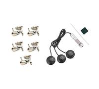 Wzxksoac 10x 1/4 Inch Right Angle Plugs Mono Flat Low Style & Guitar Pickup 3x Piezo Pickup Transducer