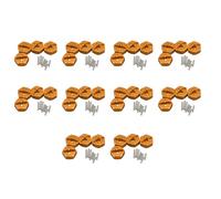 Wzxksoac 10X Aluminum Alloy 12mm Combiner Wheel Hub Hex Adapter Upgrades for 144001 1/14 RC Car Spare Parts,Yellow