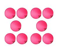Wzxksoac 10X Foldable Round Fan-Red