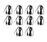 Wzxksoac 10X Usb Cable Mice Line for Deathadder 2013 2.1M 5 Wires 5 Pins Plated Replacement Gaming Mouse