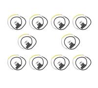 Wzxksoac 10X W11307244 W10682535 Washer Lid Lock Switch Replacement(3 Wires) Fit for