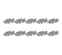 Wzxksoac 120PCS Steel Bearing 3X6X2mm for C14 C24 C34 C44 MN D90 MN-90 MN99S RC Car Spare Parts Upgrade Accessories