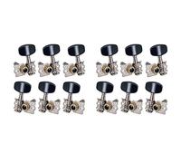 Wzxksoac 12Pcs 3R3L Guitar Tuning Pegs Open Machine Heads Acoustic Folk Guitar Tuning Peg Tuners Parts