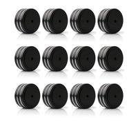 Wzxksoac 12Pcs 40X20mm Aluminum HiFi AMP Speaker Isolation Stand Turntable Feet Pad