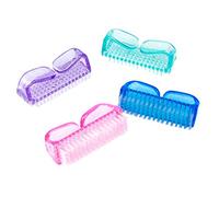 Wzxksoac 12PCS/Lot Cleaning Dust Brush Tool Pink Soft Pedicure Nail Art Care Tool Portable After File