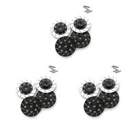 Wzxksoac 12PCS Metal Brake Disc Wheel Rim Box Metal Hex Adapter 12mm for 1/10 D4 On-Road Racing RC Car Parts,Black
