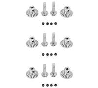Wzxksoac 12Pcs Steel Front and Rear Axle Gear Drive Shaft Gears Set for B24 B36 C14 C24 MN D90 MN99S Upgrade Parts