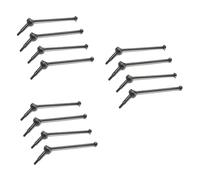 Wzxksoac 12Pcs Steel Front Rear Universal CVD Drive Shaft for 144001 124018 124019 RC Car Upgrade Parts Accessories