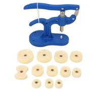 Wzxksoac 12pcs Watch Back Press Tool Set Prevent Slip Fitting Dies Watch Case Closer Watch Repair Tool Kit for Watchmaker