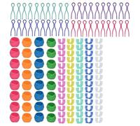 Wzxksoac 142Pcs Bobbin Thread Organizing Clips Kit 70 Bobbin Holder Clips,32 Silicone Holder Bobbin Holders,40 Bobbin Thread Holders Set Kit