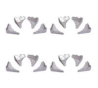 Wzxksoac 16 Pcs Cabinets Speaker Corners Protector Rounded Metal Corner Protector for Speaker Cabinet Corner Protector Accessory