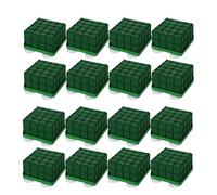 Wzxksoac 16 Pieces Cage Floral Foam for Flowers Square Floral Foam Cage Flower Holder with Floral Foam for Flowers Cage