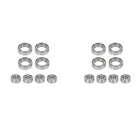 Wzxksoac 16Pcs Ball Bearing Set for SG1603 SG1604 1603 UD1601 UD1602 UD1603 UD1604 1/16 RC Car Spare Parts Accessories