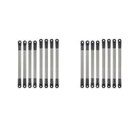Wzxksoac 16Pcs Metal Link Rod Pull Rod Wheelbase for 1/10 RC Crawler Car Axial SCX10 90027 D90 D110 CC01 MST
