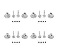 Wzxksoac 16Pcs Steel Front and Rear Axle Gear Drive Shaft Gears Set for B24 B36 C14 C24 MN D90 MN99S Upgrade Parts