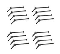 Wzxksoac 16Pcs Steel Front Rear Universal CVD Drive Shaft for 144001 124018 124019 RC Car Upgrade Parts Accessories