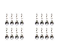 Wzxksoac 16Pcs Tablecloth Weights Heavy Crystal Tablecloth Weight HeartShape Hangers Pendants for Dinner Table Cloth Outdoor