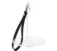 Wzxksoac 1PCS Acrylic Wrist Yarn Holder with Leather Wrist Strap, Portable Yarn Ball Holder, Organizer for Knitting Supplies Easy to Use A