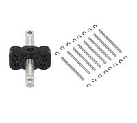 Wzxksoac 1x Differential Locker Spool Lock Spool for Slash & 8Pcs Suspension Pins 44mm with E-Clips