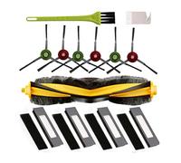 Wzxksoac 1XRoller Brush 4XFilters 6X Side Brushes 2X Cleaning Brush for OZMO 920 950 T5 T8 T9 Robot Vacuum Cleaner