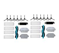 Wzxksoac 2 set Brush Rags Roller HEPA Filter for Mop P V2 Pro V3 SE V-RVCLM21B Accessories Robot Vacuum Cleaner